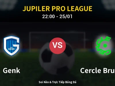 Soi Kèo Genk vs Cercle Brugge – 22:00 25/01 | Nhận Định, Dự Đoán Tỷ Số