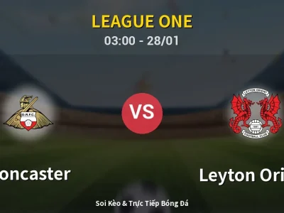 Kết Quả: Doncaster 3-0 Leyton Orient – Highlight & Bàn Thắng | League One