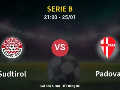 Soi Kèo Sudtirol vs Padova – 21:00 25/01 | Nhận Định, Dự Đoán Tỷ Số