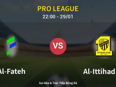 🔴 Trực Tiếp: Al-Fateh 0-0 Al-Ittihad FC – Link Xem Pro League (Full HD)