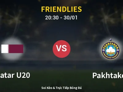 Soi Kèo Qatar U20 vs Pakhtakor – 20:30 30/01 | Nhận Định, Dự Đoán Tỷ Số
