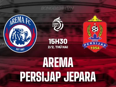Dự Đoán Sốc: Arema ‘Nghiền Nát’ Persijap Jepara? Lý Do Khiến Đội Khách Lo Sợ Trận Đấu 15h30 Ngày 2/2