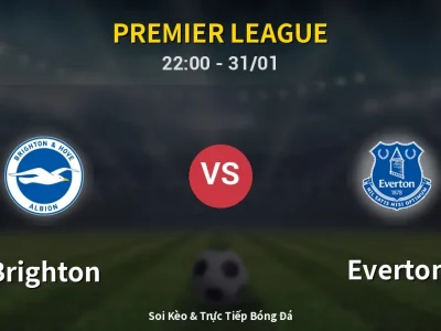 Soi Kèo Brighton vs Everton – 22:00 31/01 | Nhận Định, Dự Đoán Tỷ Số