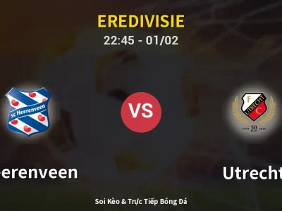 Soi Kèo Heerenveen vs Utrecht – 22:45 01/02 | Nhận Định, Dự Đoán Tỷ Số