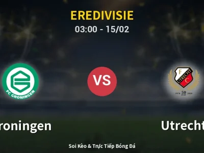 Kết Quả: Groningen 1-2 Utrecht – Highlight & Bàn Thắng | Eredivisie