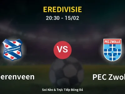 Kết Quả: Heerenveen 4-2 PEC Zwolle – Highlight & Bàn Thắng | Eredivisie