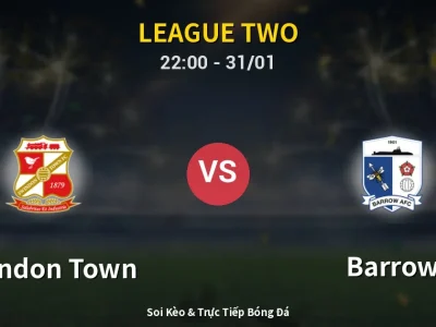 Soi Kèo Swindon Town vs Barrow – 22:00 31/01 | Nhận Định, Dự Đoán Tỷ Số