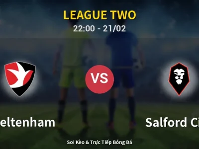 🔴 Trực Tiếp: Cheltenham 0-1 Salford City – Link Xem League Two (Full HD)