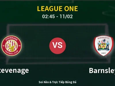 Soi Kèo Stevenage vs Barnsley – 02:45 11/02 | Nhận Định, Dự Đoán Tỷ Số