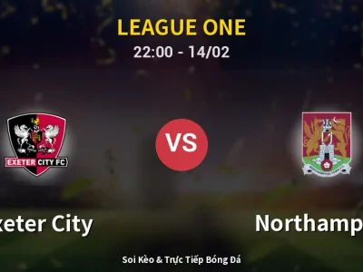 Soi Kèo Exeter City vs Northampton – 22:00 14/02 | Nhận Định, Dự Đoán Tỷ Số