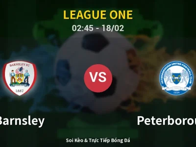 Kết Quả: Barnsley 2-1 Peterborough – Highlight & Bàn Thắng | League One