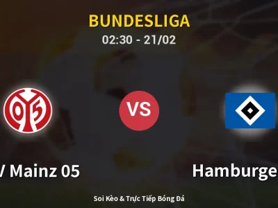 Kết Quả: FSV Mainz 05 1-1 Hamburger SV – Highlight & Bàn Thắng | Bundesliga