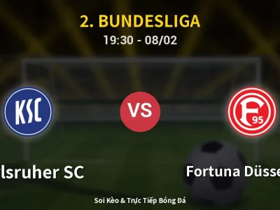 Kết Quả: Karlsruher SC 1-1 Fortuna Düsseldorf – Highlight & Bàn Thắng | 2. Bundesliga