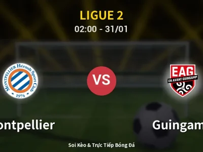 Kết Quả: Montpellier 3-1 Guingamp – Highlight & Bàn Thắng | Ligue 2