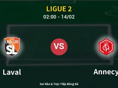 Kết Quả: Laval 2-2 Annecy – Highlight & Bàn Thắng | Ligue 2