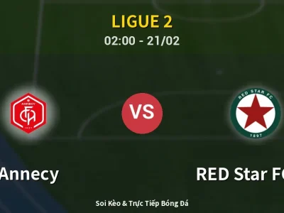 Kết Quả: Annecy 2-1 RED Star FC 93 – Highlight & Bàn Thắng | Ligue 2