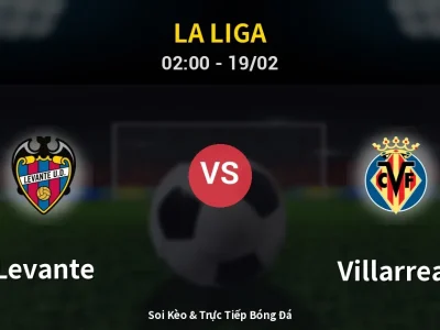 Kết Quả: Levante 0-1 Villarreal – Highlight & Bàn Thắng | La Liga