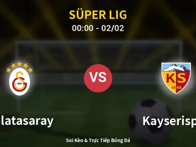 Kết Quả: Galatasaray 4-0 Kayserispor – Highlight & Bàn Thắng | Süper Lig