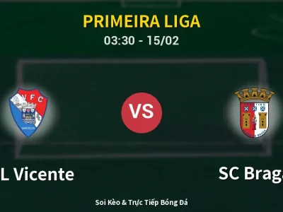 Kết Quả: GIL Vicente 2-1 SC Braga – Highlight & Bàn Thắng | Primeira Liga