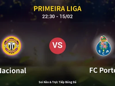 🔴 Trực Tiếp: Nacional 0-0 FC Porto – Link Xem Primeira Liga (Full HD)