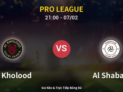 Soi Kèo Al Kholood vs Al Shabab – 21:00 07/02 | Nhận Định, Dự Đoán Tỷ Số