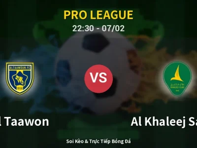 Soi Kèo Al Taawon vs Al Khaleej Saihat – 22:30 07/02 | Nhận Định, Dự Đoán Tỷ Số