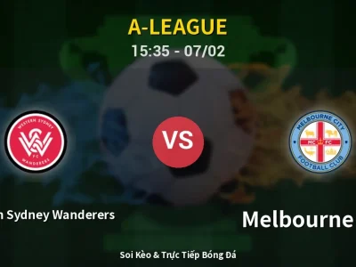 Kết Quả: Western Sydney Wanderers 1-1 Melbourne City – Highlight & Bàn Thắng | A-League