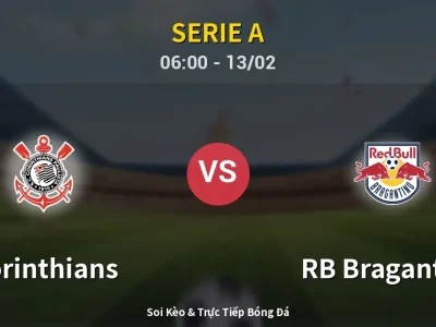 Kết Quả: Corinthians 2-0 RB Bragantino – Highlight & Bàn Thắng | Serie A