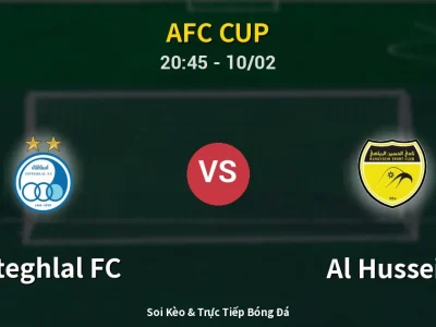 🔴 Trực Tiếp: Esteghlal FC 0-0 Al Hussein – Link Xem AFC Cup (Full HD)