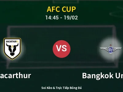 Kết Quả: Macarthur 2-2 Bangkok United – Highlight & Bàn Thắng | AFC Cup