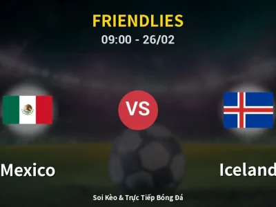 Kết Quả: Mexico 4-0 Iceland – Highlight & Bàn Thắng | Friendlies