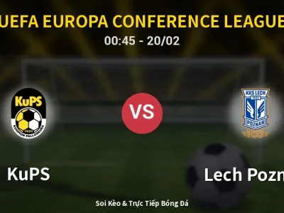 Kết Quả: KuPS 0-2 Lech Poznan – Highlight & Bàn Thắng | UEFA Europa Conference League
