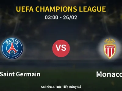Kết Quả: Paris Saint Germain 2-2 Monaco – Highlight & Bàn Thắng | UEFA Champions League