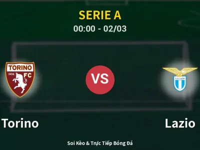 Kết Quả: Torino 2-0 Lazio – Highlight & Bàn Thắng | Serie A
