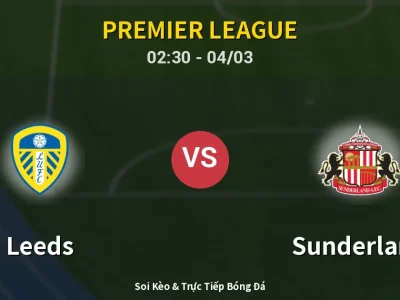 Kết Quả: Leeds 0-1 Sunderland – Highlight & Bàn Thắng | Premier League