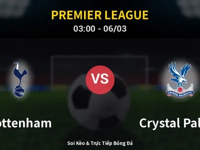 Kết Quả: Tottenham 1-3 Crystal Palace – Highlight & Bàn Thắng | Premier League