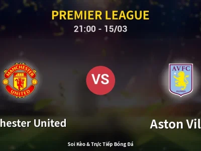 Soi Kèo Manchester United vs Aston Villa – 21:00 15/03 | Nhận Định, Dự Đoán Tỷ Số