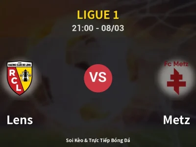 Soi Kèo Lens vs Metz – 21:00 08/03 | Nhận Định, Dự Đoán Tỷ Số