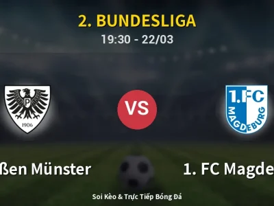 🔴 Trực Tiếp: Preußen Münster 1-2 1. FC Magdeburg – Link Xem 2. Bundesliga (Full HD)