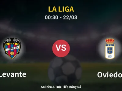 Kết Quả: Levante 4-2 Oviedo – Highlight & Bàn Thắng | La Liga