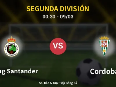 Kết Quả: Racing Santander 4-3 Cordoba – Highlight & Bàn Thắng | Segunda División