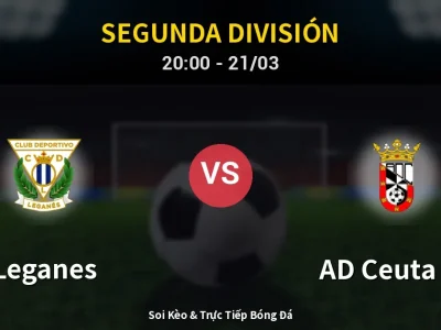 🔴 Trực Tiếp: Leganes 1-1 AD Ceuta FC – Link Xem Segunda División (Full HD)