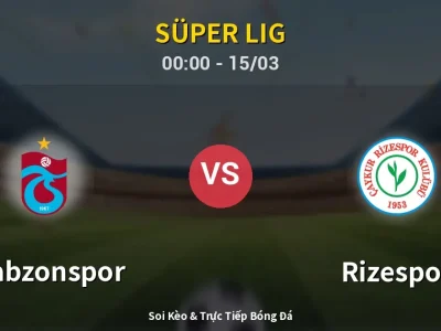 Kết Quả: Trabzonspor 1-0 Rizespor – Highlight & Bàn Thắng | Süper Lig