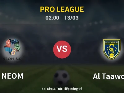 Kết Quả: NEOM 2-2 Al Taawon – Highlight & Bàn Thắng | Pro League