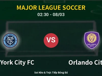 Kết Quả: New York City FC 5-0 Orlando City SC – Highlight & Bàn Thắng | Major League Soccer