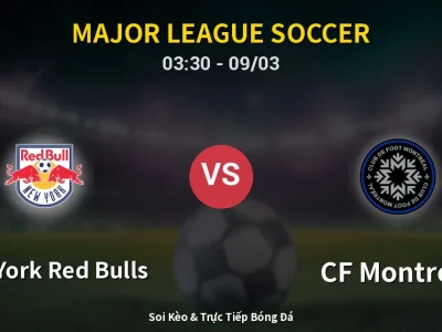Kết Quả: New York Red Bulls 0-3 CF Montreal – Highlight & Bàn Thắng | Major League Soccer