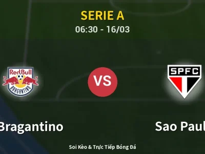 Kết Quả: RB Bragantino 1-2 Sao Paulo – Highlight & Bàn Thắng | Serie A