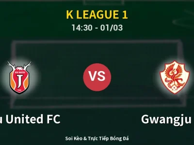 Kết Quả: Jeju United FC 0-0 Gwangju FC – Highlight & Bàn Thắng | K League 1