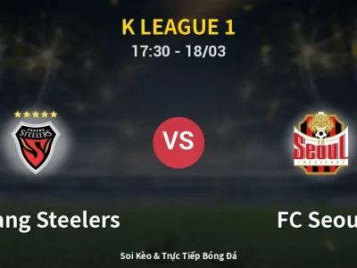 Kết Quả: Pohang Steelers 0-1 FC Seoul – Highlight & Bàn Thắng | K League 1