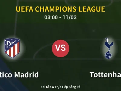 Kết Quả: Atletico Madrid 5-2 Tottenham – Highlight & Bàn Thắng | UEFA Champions League